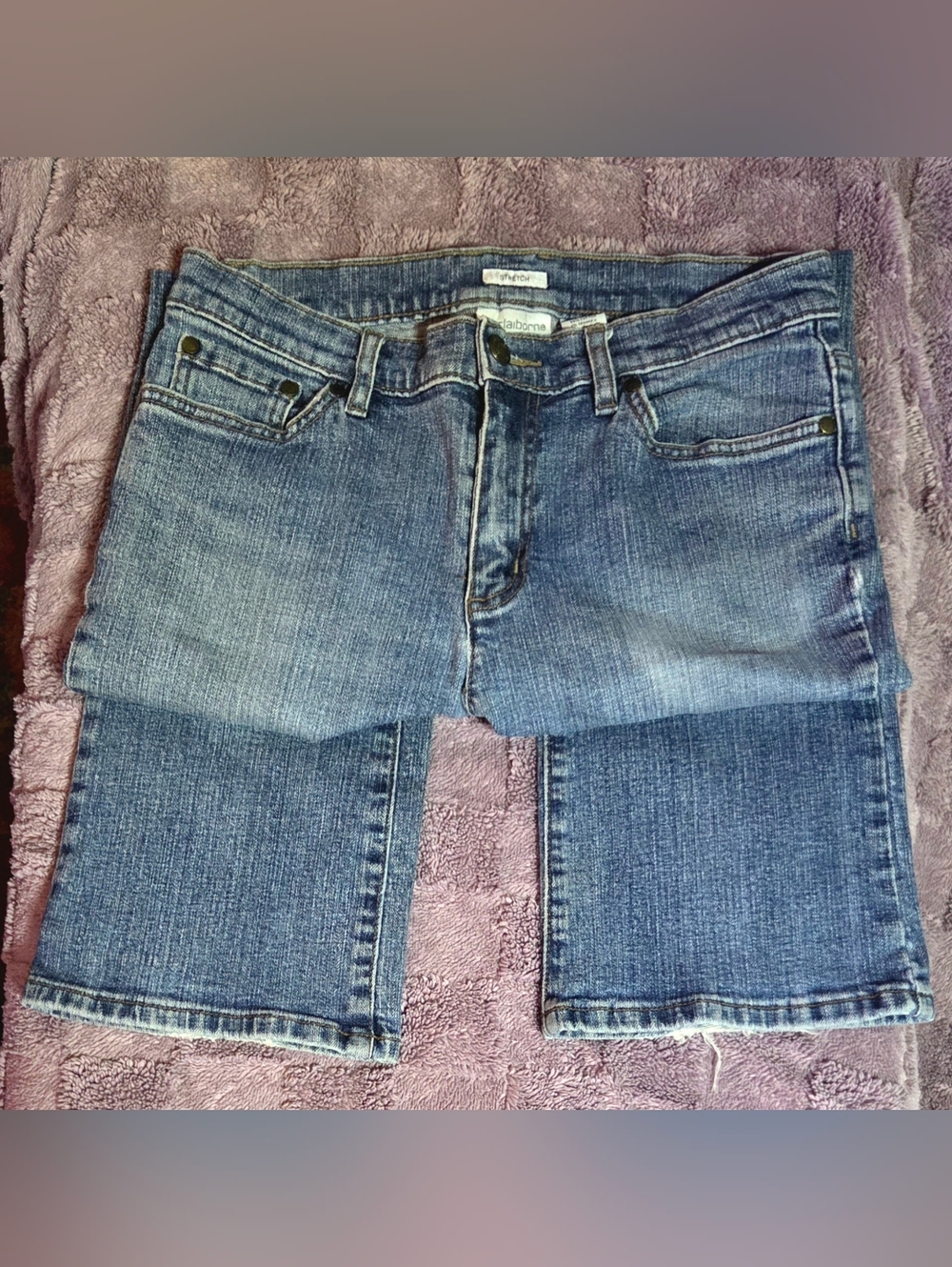 Liz Claiborne Stretch Blue Jeans Size 4 Short
